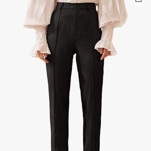 High waisted trousers